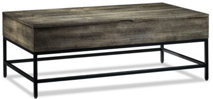 Asher 48 Lift-Top Coffee Table - Grey